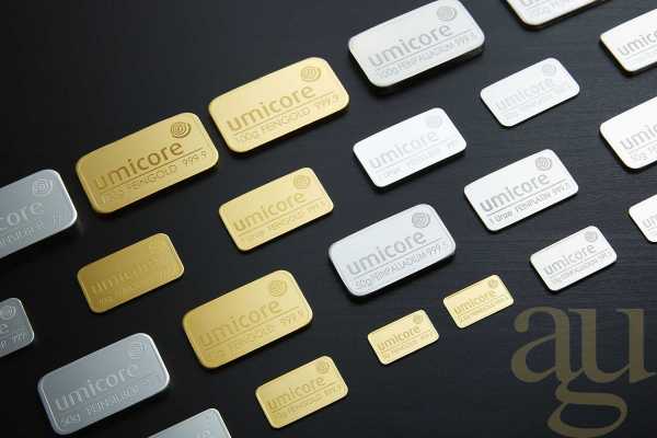 100 Gramm Goldbarren Umicore Gussbarren