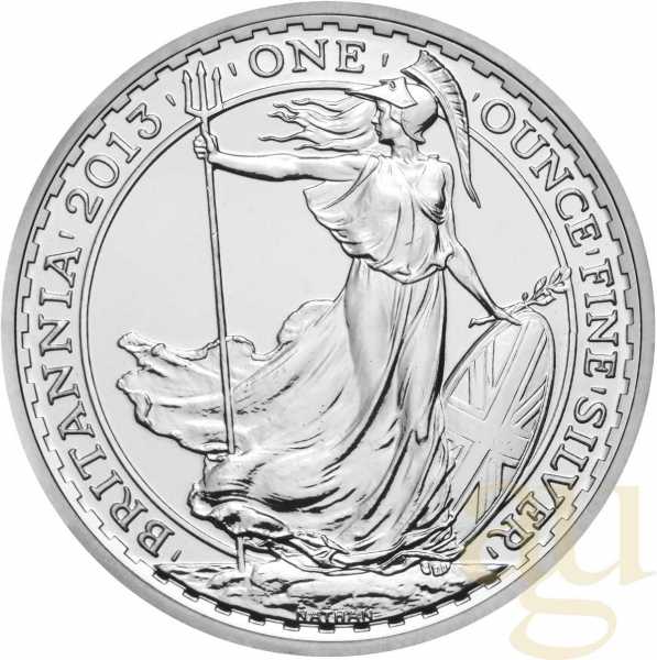 1 Unze Silbermünze Britannia 2013
