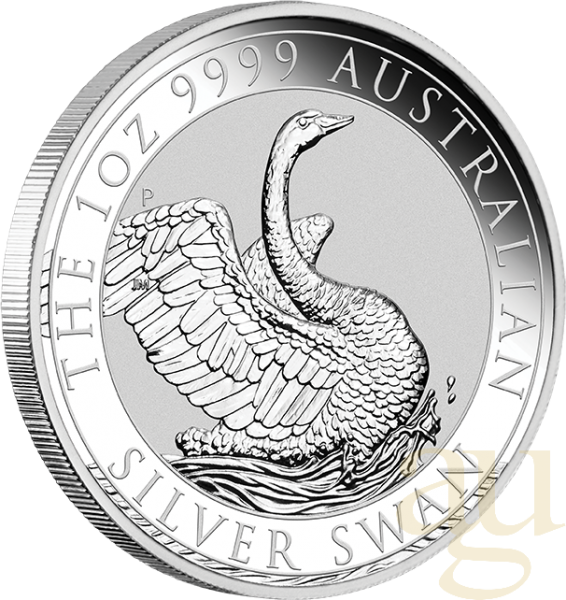 1 Unze Silbermünze Australien Schwan 2020