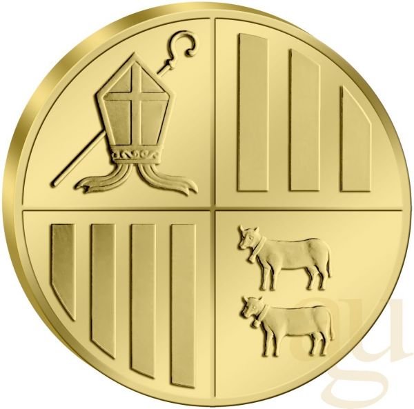 1 Gramm Goldmünze Eagle Andorra