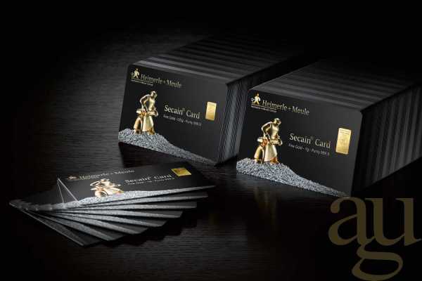 1 Gramm Goldbarren Heimerle + Meule