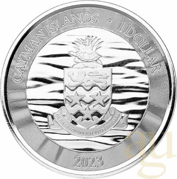1 Unze Silbermünze Cayman Islands Marlin Speerfisch 2023
