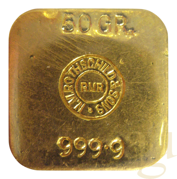 50 Gramm Goldbarren Rothschild