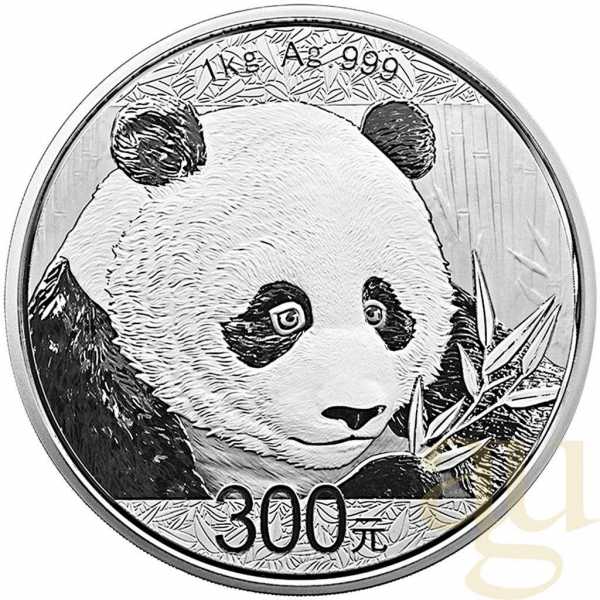 1 Kilogramm Silbermünze China Panda 2018 proof