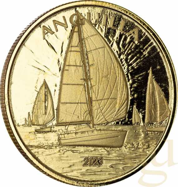1 Unze Goldmünze EC8 Anguilla - Regatta 2023