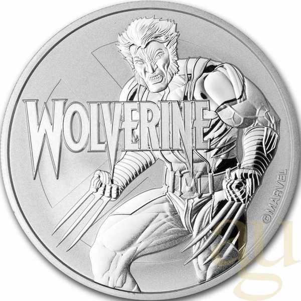 1 Unze Silbermünze Tuvalu - Wolverine 2021
