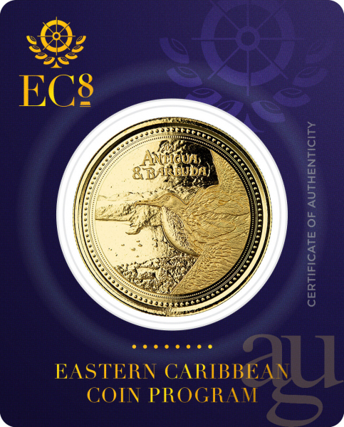1 Unze Goldmünze EC8 Antigua & Barbuda - Frigatebird 2021