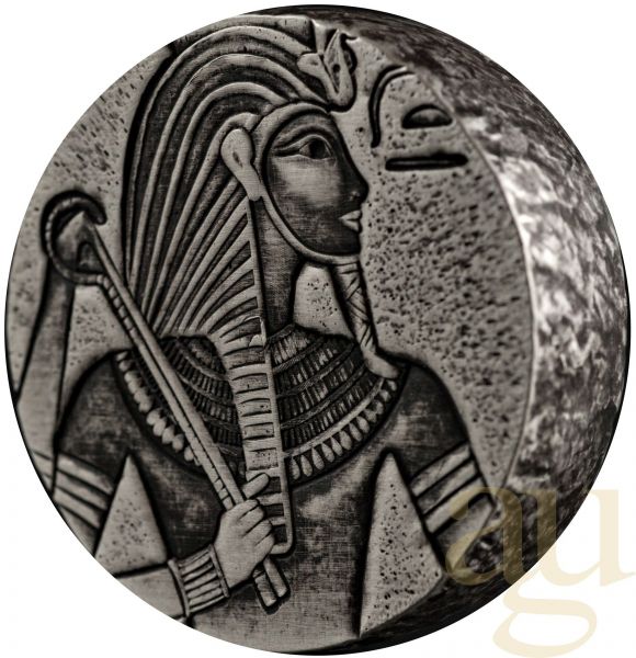 5 Unzen Silbermünze Republic of Tschad King Tut 2016