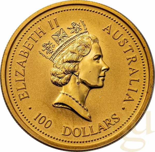 1/2 Unze Goldmünze Australien Känguru 1996