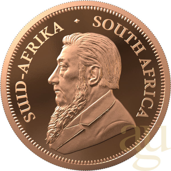 1/4 Unze Goldmünze Krügerrand 2026 - polierte Platte