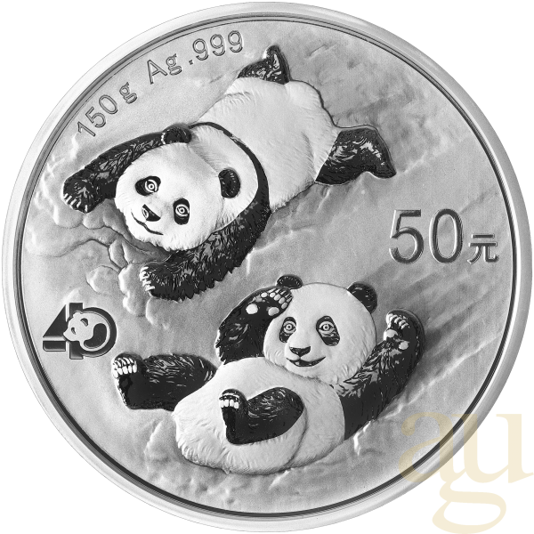 150 Gramm Silbermünze China Panda 2022 proof