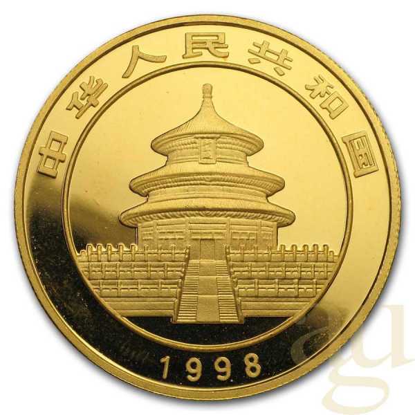 1/20 Unze Goldmünze China Panda 1998