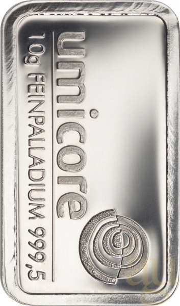 10 Gramm Palladiumbarren