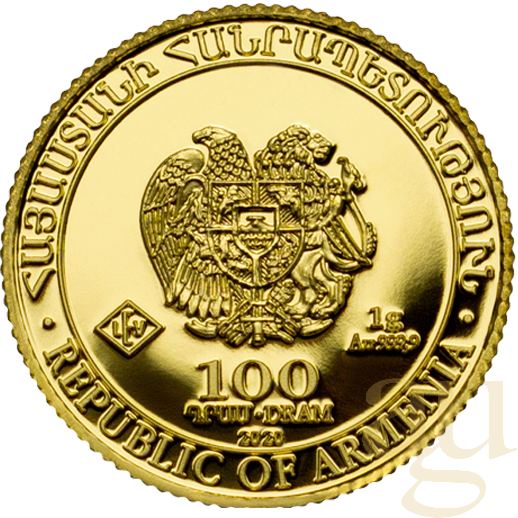 1 Gramm Goldmünze Arche Noah 2020