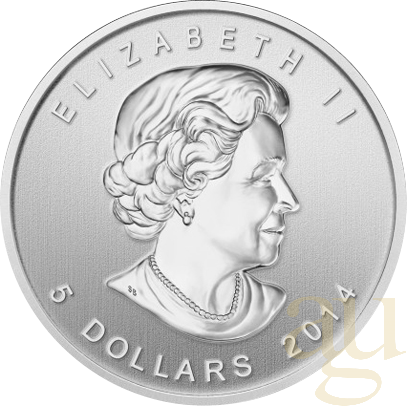 1 Unze Silbermünze Canada Birds of Prey - Peregrine Falcon 2014 - Wanderfalke