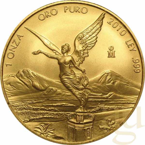 1 Unze Goldmünze Mexiko Libertad 2010