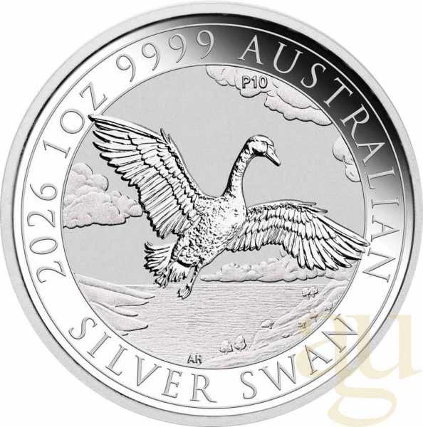 1 Unze Silbermünze Australien Schwan 2026