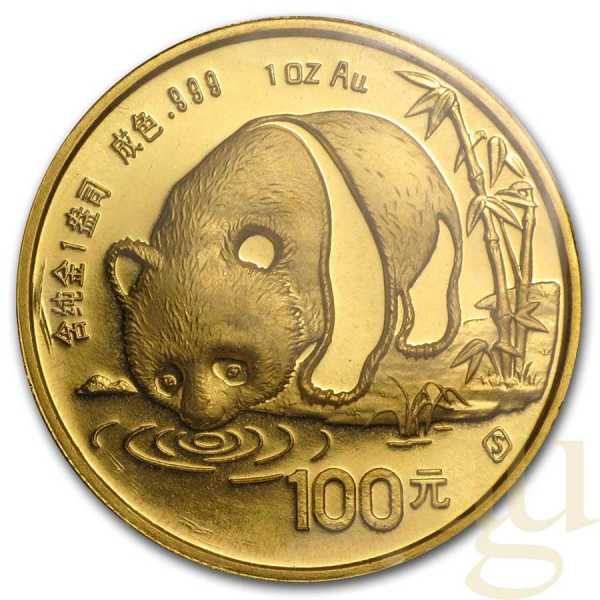 1/4 Unze Goldmünze China Panda 1987
