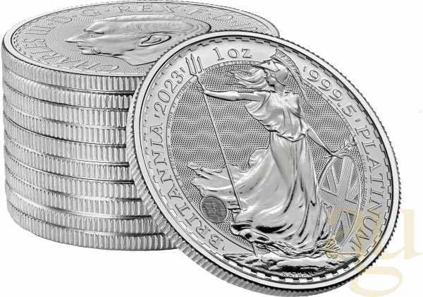 1 Unze Platinmünze Britannia 2023 - King Charles