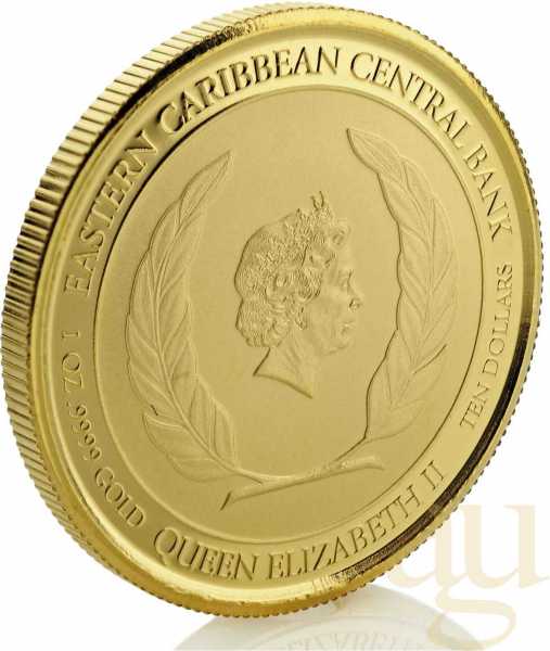 1 Unze Goldmünze EC8 Anguilla - Lobster 2018