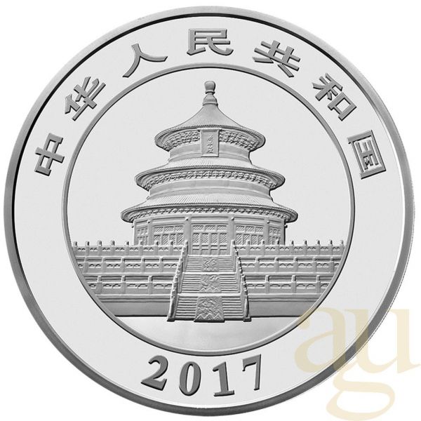 150 Gramm Silbermünze China Panda 2017 proof