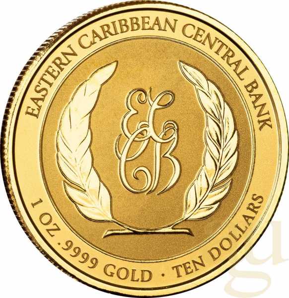 1 Unze Goldmünze EC8 Dominica - Coat of Arms 2024