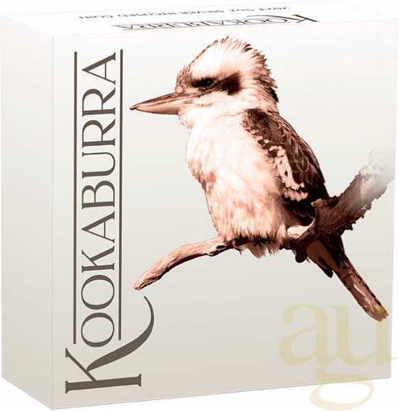 5 Unzen Silbermünze Australien Kookaburra 2023 - Incused Coin
