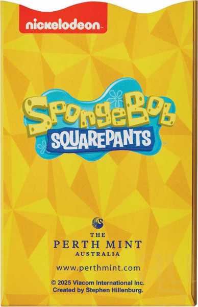 1 Gramm Goldbarren Perth Mint - Spongebob Schwammkopf