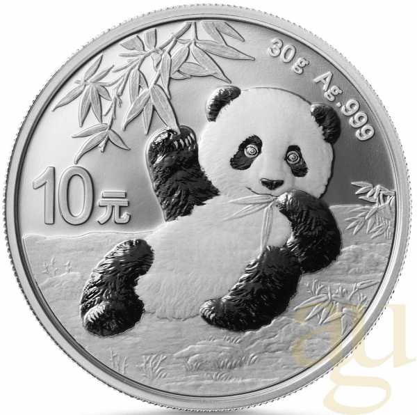 30 Gramm Silbermünze China Panda 2020