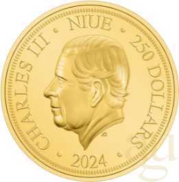 1 Unze Goldmünze Niue Schildkröte 2024