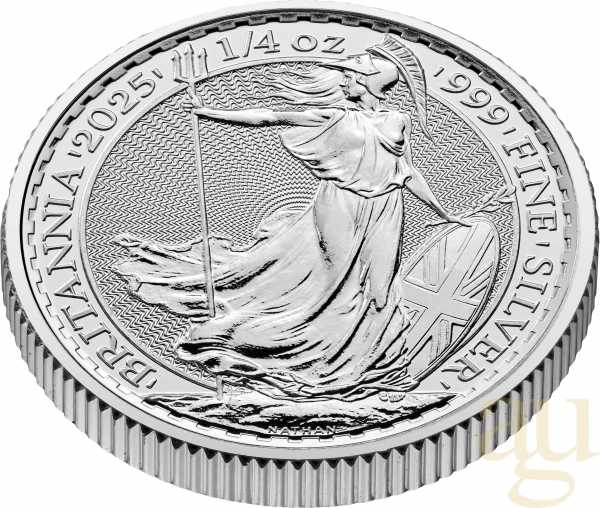 1/4 Unze Silbermünze Britannia 2025