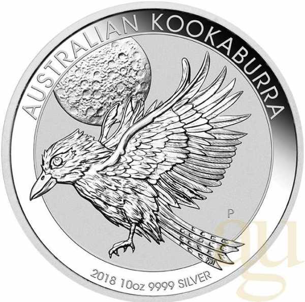10 Unzen Silbermünze Australien Kookaburra 2018