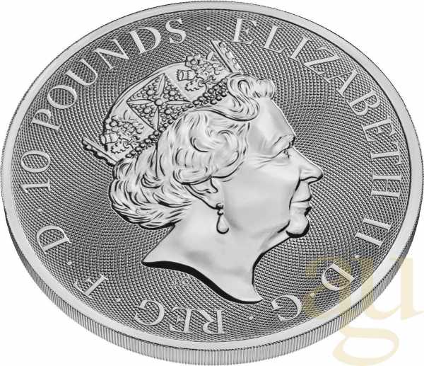 10 Unzen Silbermünze Großbritannien Royal Arms 2021