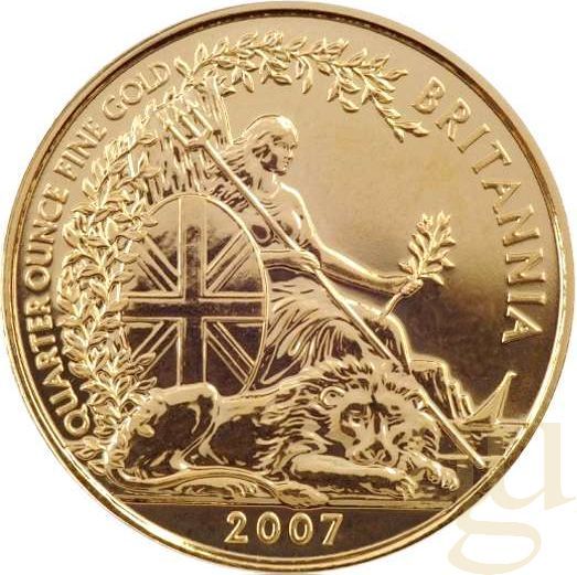 1/4 Unze Goldmünze Britannia