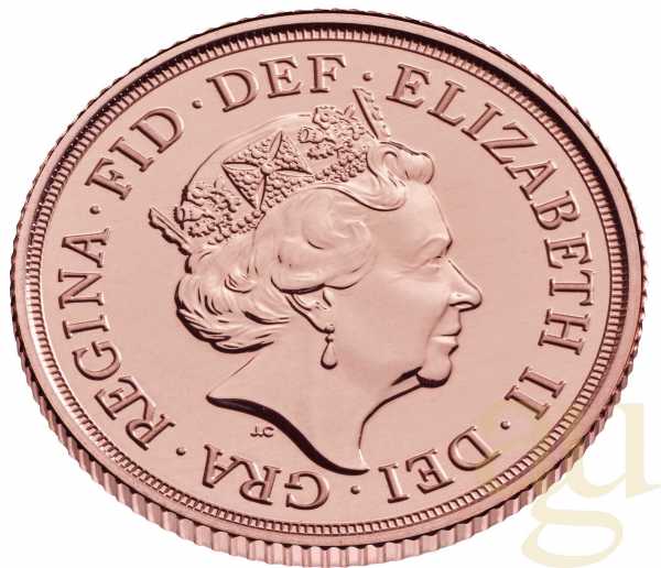 1 Pfund Goldmünze Sovereign Elisabeth 2021