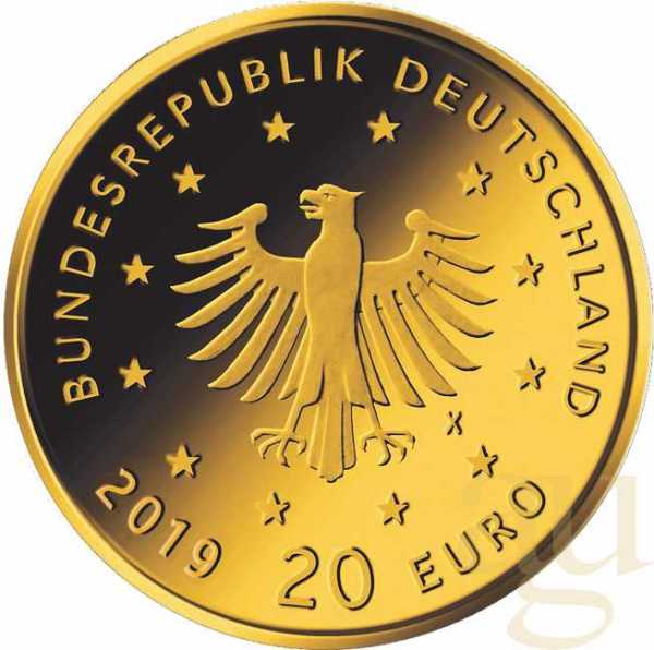 20 Euro Goldmünze Heimische Vögel - Wanderfalke 2019 (D)
