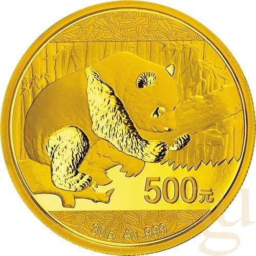 1/4 Unze Goldmünze China Panda 2015