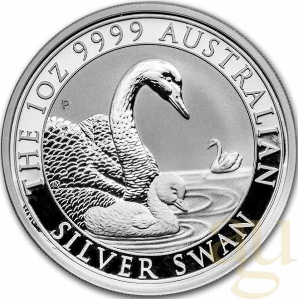 1 Unze Silbermünze Australien Schwan 2019