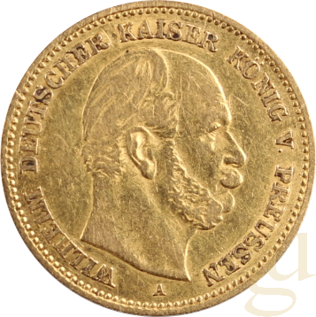 5 Mark Goldmünze Wilhelm I von Preußen