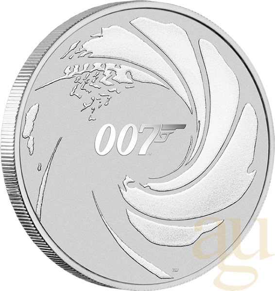 1 Unze Silbermünze Tuvalu James Bond 007 - 2020