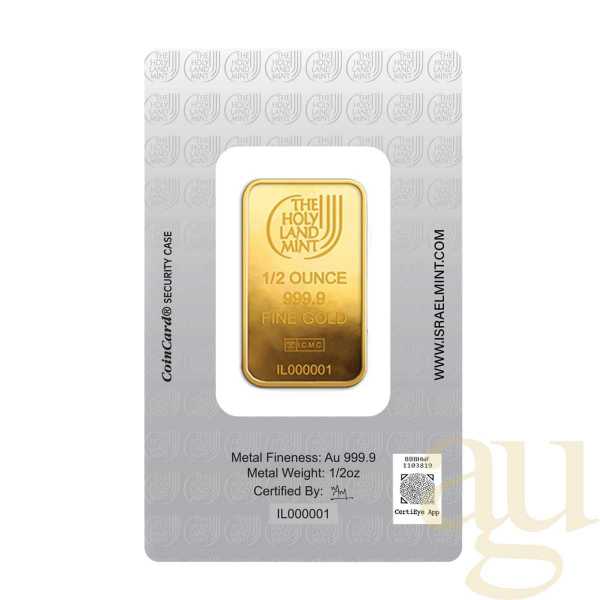 1/2 Unze Goldbarren The Holy Land Mint - Dove of Peace
