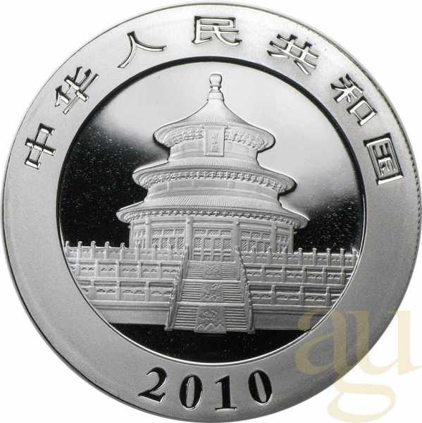 1 Unze Silbermünze China Panda 2010