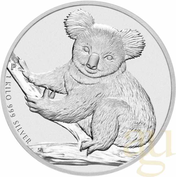 1 Kilogramm Silbermünze Australien Koala 2009
