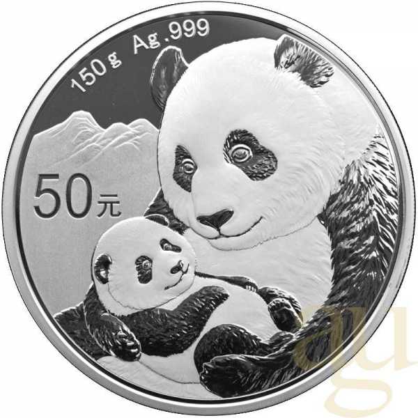 150 Gramm Silbermünze China Panda 2019 proof