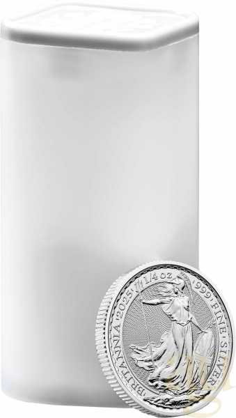 1/4 Unze Silbermünze Britannia 2025