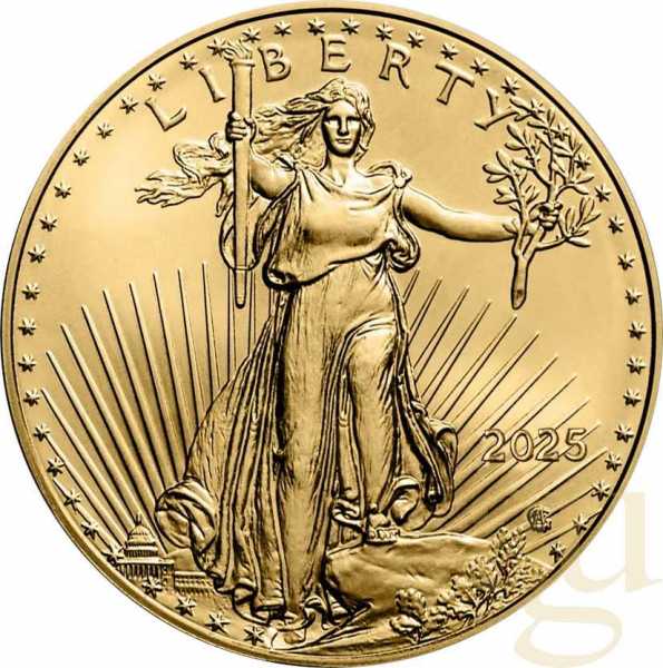 1 Unze Goldmünze American Eagle 2025