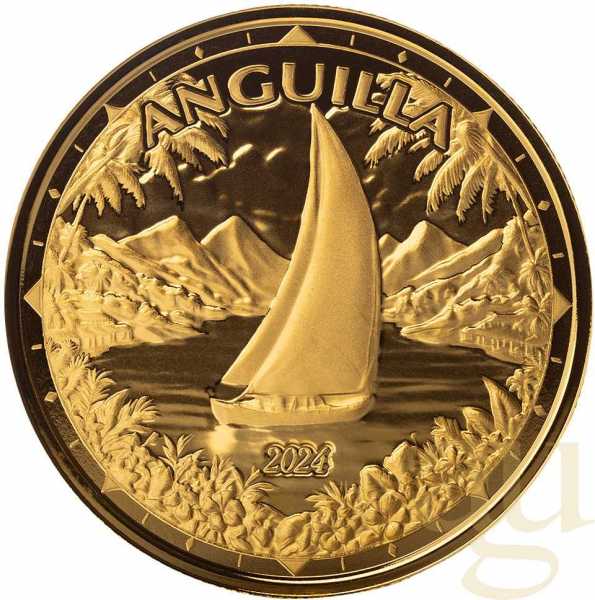 1 Unze Goldmünze EC8 Anguilla - Regatta 2024