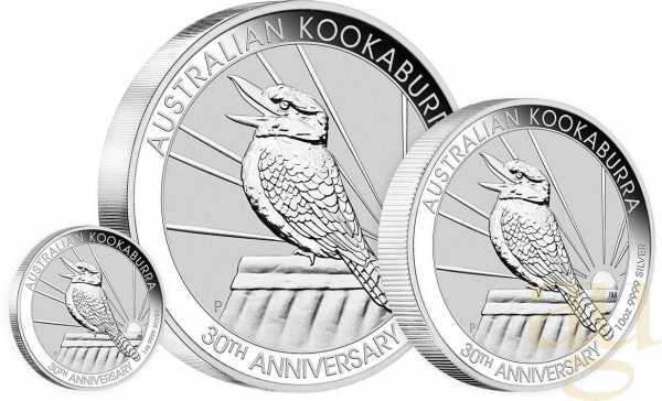 10 Unzen Silbermünze Australien Kookaburra 2020
