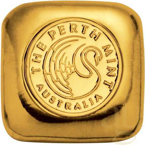 31,1 Gramm Goldbarren Perth Mint - Gussbarren
