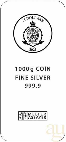 1 Kilogramm Silber Argor Heraeus Niue Münzbarren